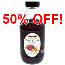 Beet Kvass with Ginger - 16 oz.